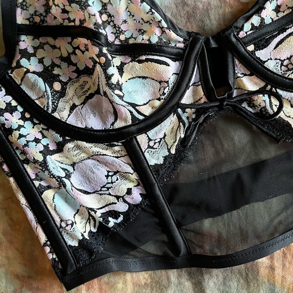 For Love and Lemons 60s Floral Bustier - Picture 7 of 12